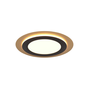 Plafoniera led  morgan 42w 2700-6500k oro nero - 641519280