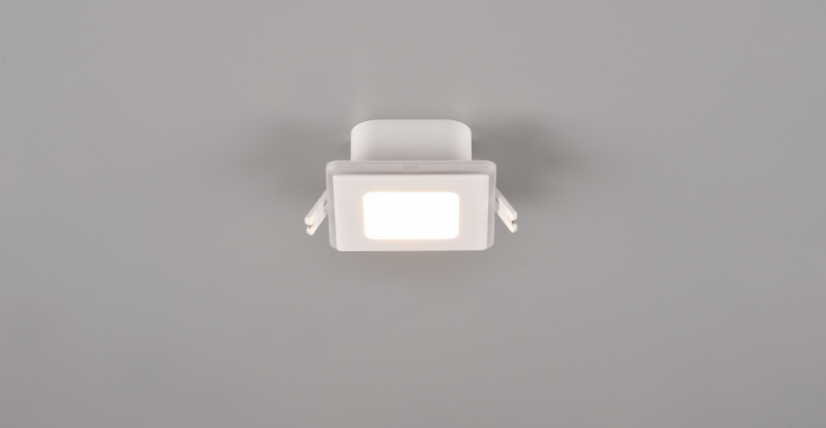 Faretto led quadrato Trio Lighting Nimbus 5W 3000K bianco opaco - 653410131 02