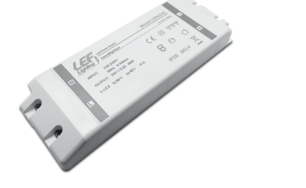 Alimentatore led Lef tensione costante 24Vdc IP20 on/off - LE10024E 01