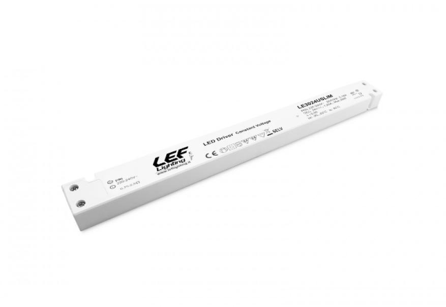 Alimentatore led Lef Ultraslim tensione costante 30W 24Vdc on/ff - LE3024USLIM 01