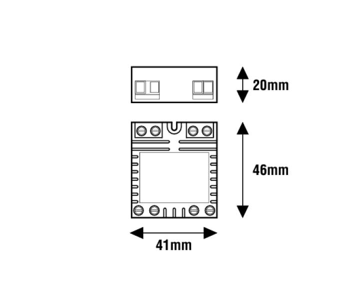 Interfaccia di dimmerazione Lef per led 24Vdc - MINICUBO24P 02