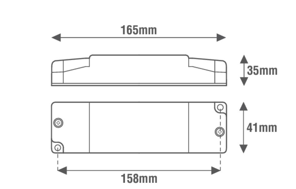 Alimentatore led Lef multi corrente 250-1000mA 10-30W on/ff -  LE30MCH 02