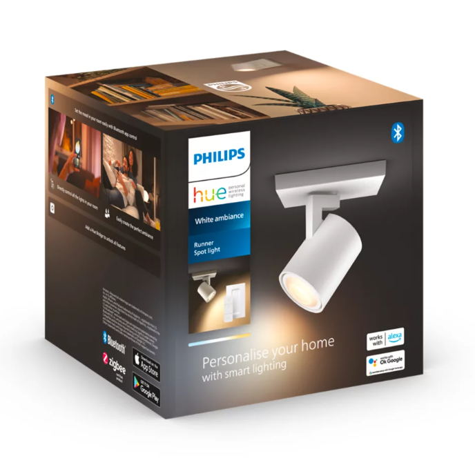 Faretto led Philips Hue Runner 5W 2200-6500K bianco - 5309031P6 04