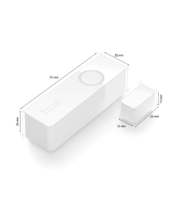 Sensore a contatto Philips Hue wireless bianco - 48734500 02