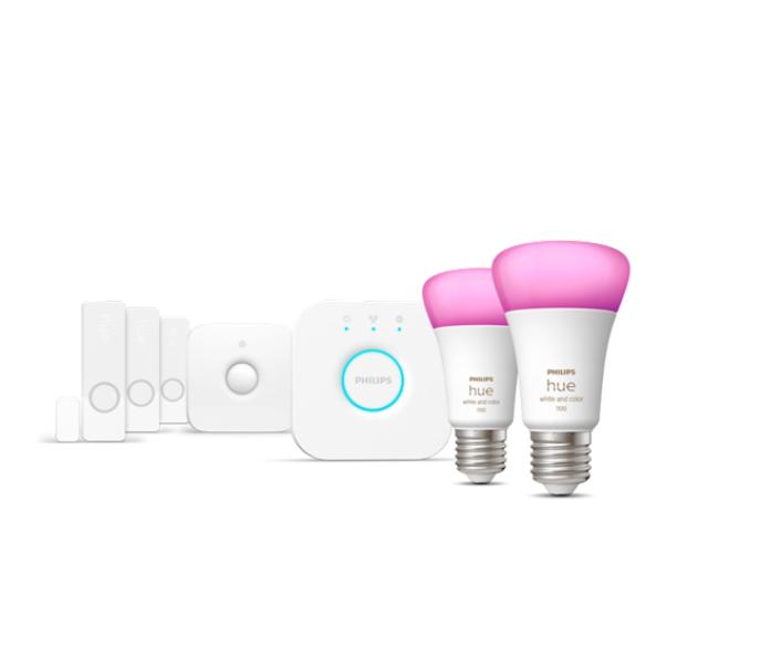 Starter Kit Philips Hue Secure con sensore di contatto e bridge - 15961700 02