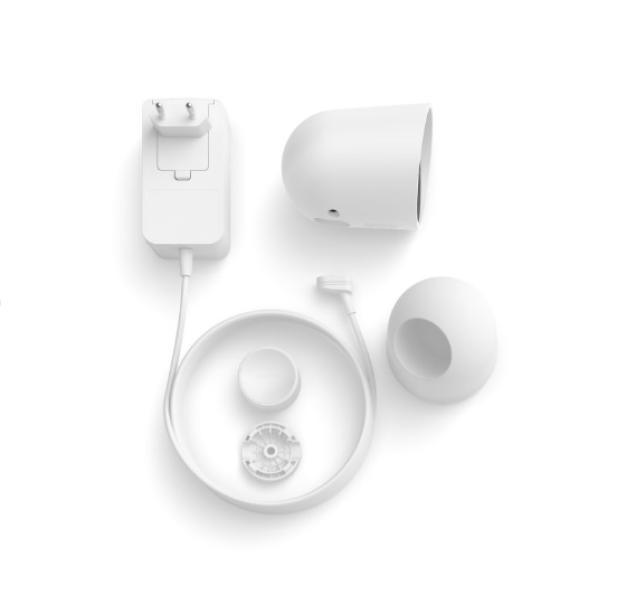 Telecamera con filo Philips Hue da tavolo IP65 1080p bianco - 49615600 03