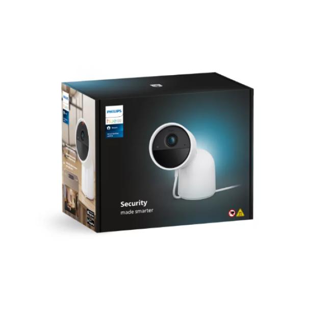 Telecamera con filo Philips Hue da tavolo IP65 1080p bianco - 49615600 04