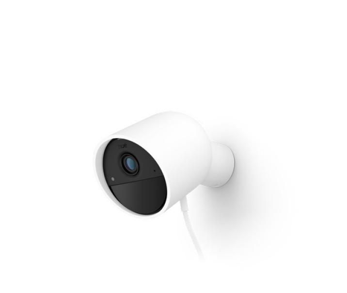 Telecamera con filo Philips hue da parete IP65 1080p bianco - 49285100 01