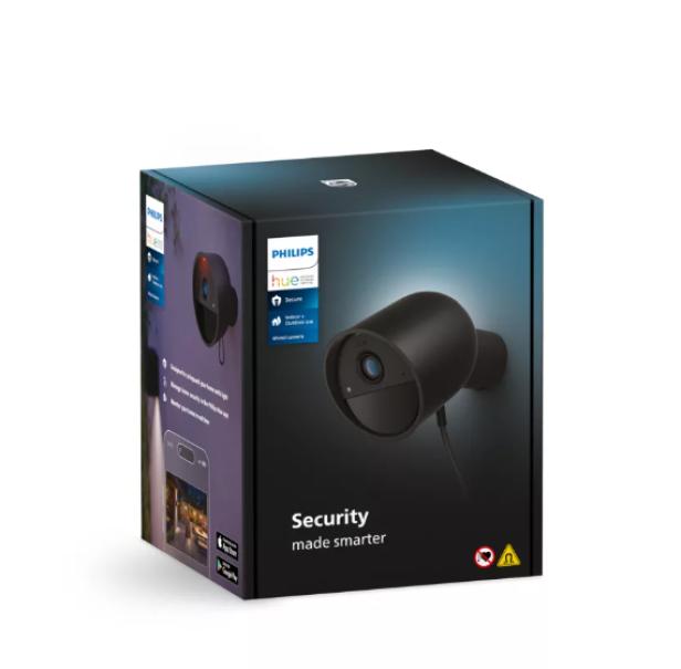 Telecamera con filo Philips Hue da parete IP65 1080p nero - 49267700 05