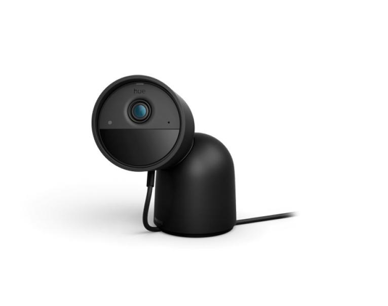 Telecamera con filo Philips Hue da tavolo IP65 1080p nero - 49613200 01