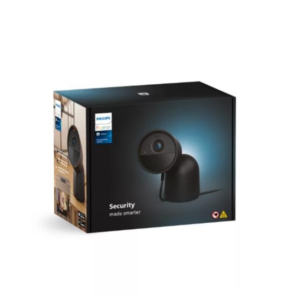 Telecamera con filo Philips Hue da tavolo IP65 1080p nero - 49613200 04