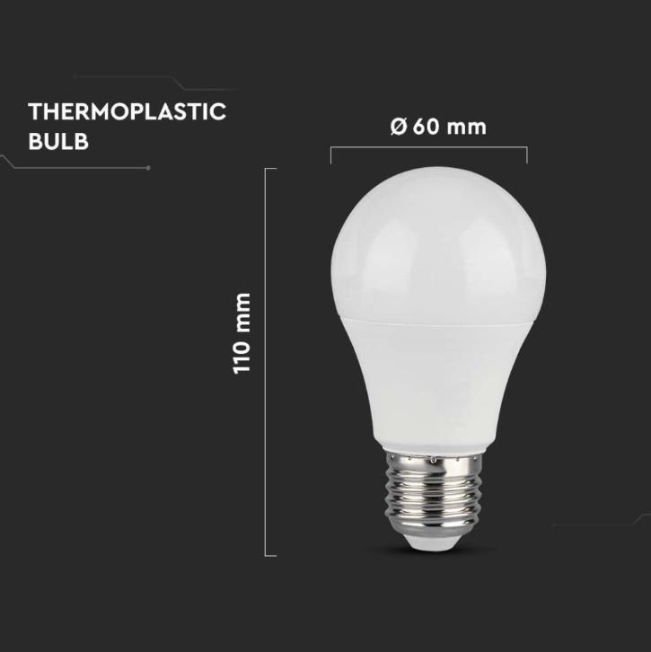 Lampadina led V-tac 10.5W E27 4000K - 217349 03