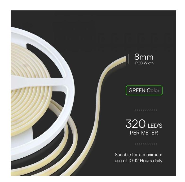 Striscia led V-tac 10W lunghezza 5m verde - 23143 02