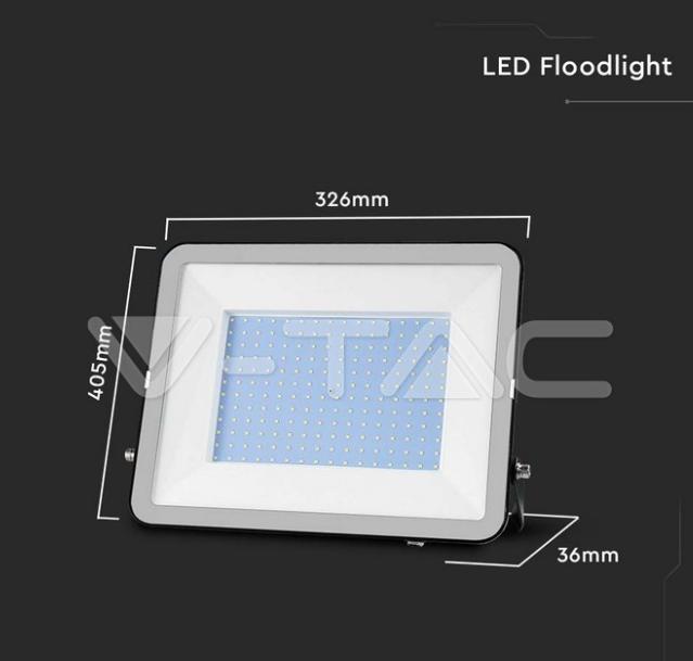 Proiettore led V-tac Chip Samsung Pro-S 200W 6500K IP65 VT-44206  - 10028 05