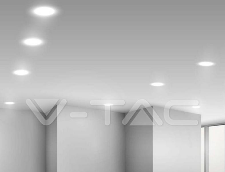 Mini Pannello led V-tac da incasso 24W 6500K bianco VT-61024  - 7869 05