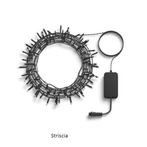 Stringa di luci  festavia 500 led 40 metri cavo nero - 24686700