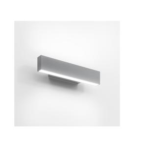 Lampada da parete led  a.24 wall 30cm 2700k 15w argento spazzolato - bk01015