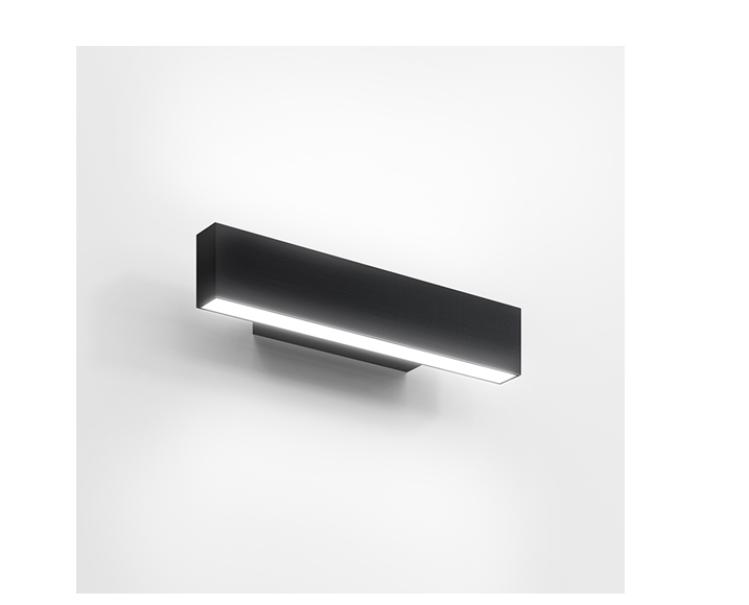 Lampada da parete led Artemide A.24 Wall 30cm 3000K 15W nero - BK02004 01