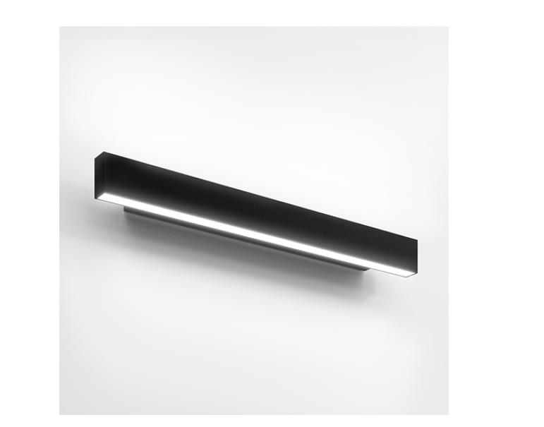 Lampada da parete led Artemide A.24 Wall 60cm 2700K 30W nero - BK11004 01