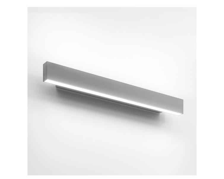 Lampada da parete led Artemide A.24 Wall 60cm 2700K 30W argento spazzolato - BK11015 01