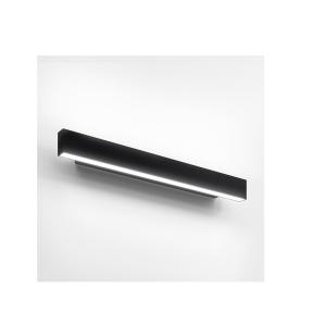 Lampada da parete led  a.24 wall 60cm 3000k 30w nero - bk12004