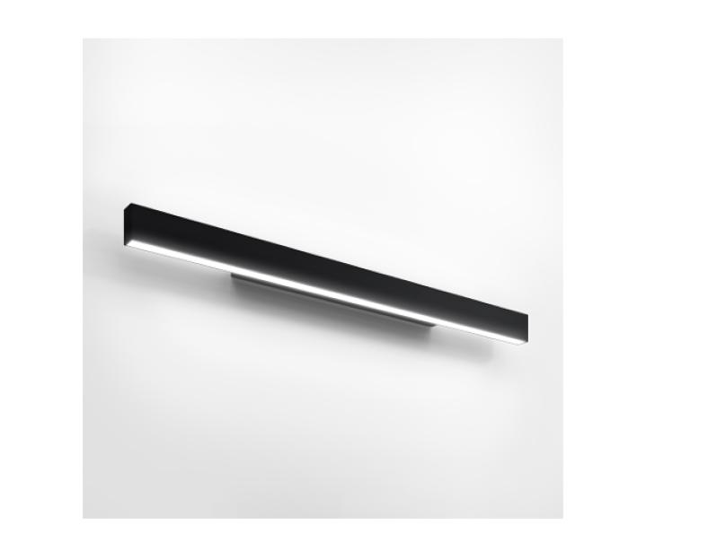 Lampada da parete led Artemide A.24 Wall 90cm 2700K 45W nero - BK21004 01