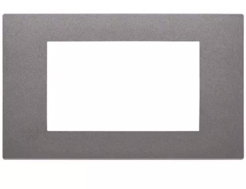 Placca Vimar Linea 4 moduli Metal - 30654.22 01