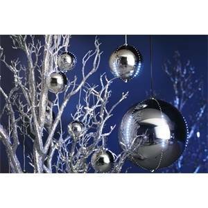 Sfera natalizia snowfall viola 234 led diametro 300 07410708