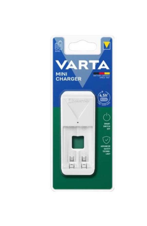 Caricabatterie Varta per doppia e tripla A bianco - 57656101401 01