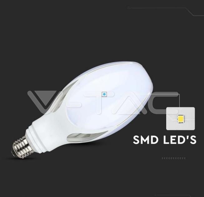 Lampadina led oliva V-tac chip Samsung E27 36W 4000K VT-240 -  21284 03