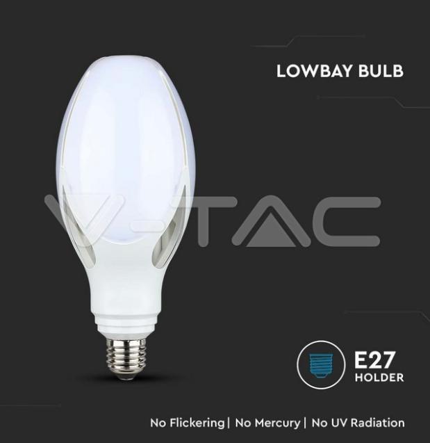 Lampadina led oliva V-tac chip Samsung E27 36W 4000K VT-240 -  21284 04