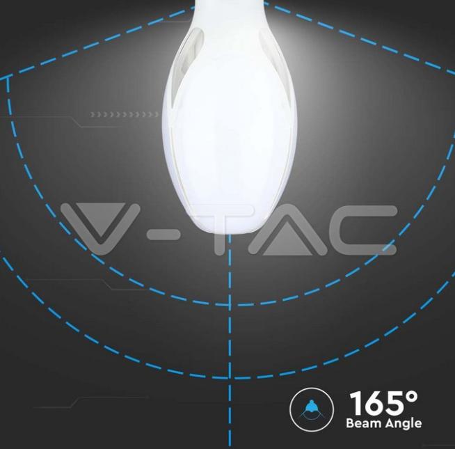 Lampadina led oliva V-tac chip Samsung E27 36W 4000K VT-240 -  21284 05