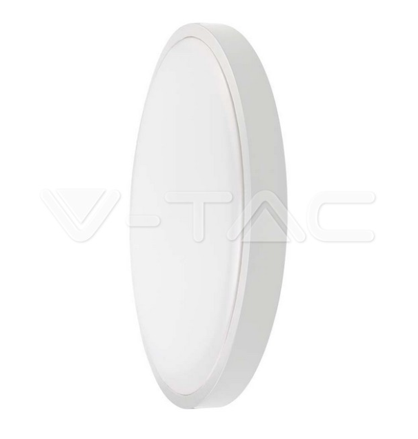 Plafoniera led V-tac rotonda 36W 3000K IP44 bianco VT-8630 -  76211 01