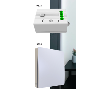 Kit  rele smart e pulsante wireless singoli - 9301