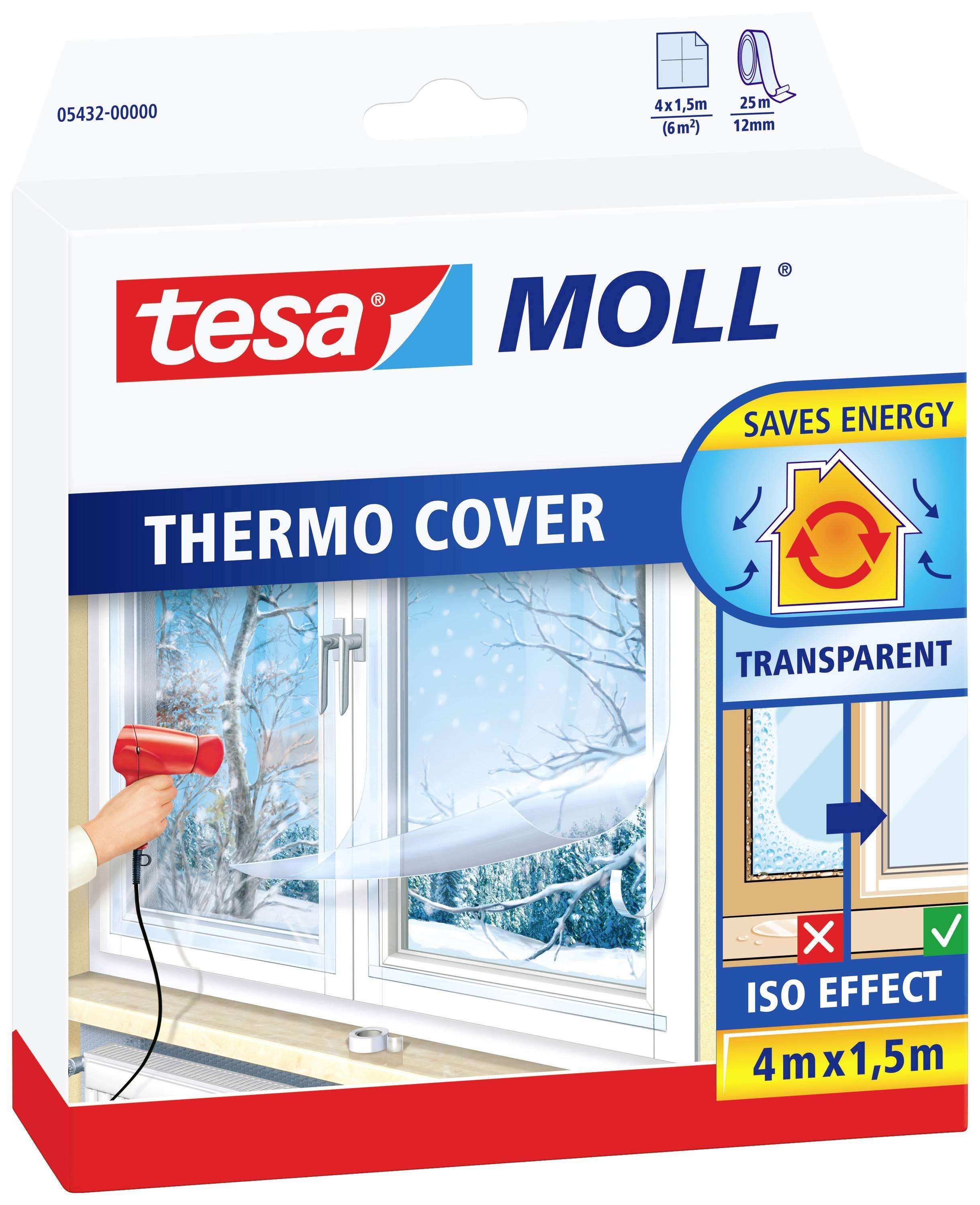 Copertura termica per finestre Tesa Moll 4mx1500mm trasparente - 05432-00000-01 01