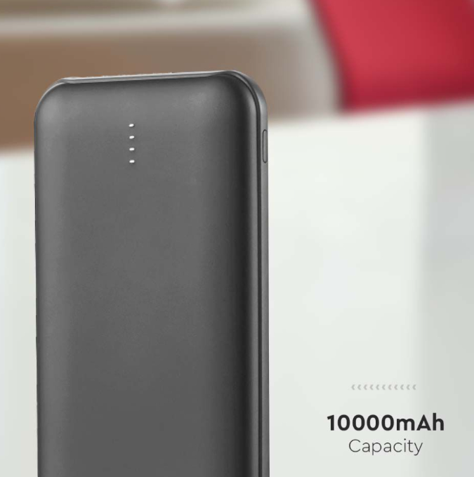 Power bank V-Tac 10W 10000mAh nero - 23036 05