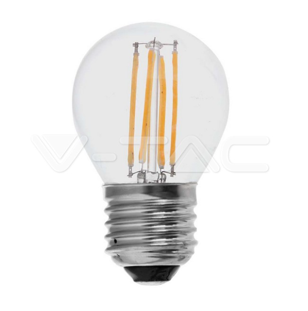 Lampadina led G45 V-tac E27 6W 3000K VT-2366  -  212842 01