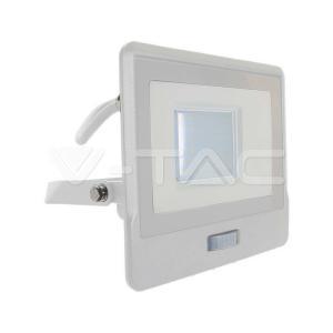 Proiettore led con sensore pir  30w 3000k bianco vt-138s-1 - 20298