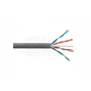 Cavo dati f/utp  cat 6 diametro esterno 6.9mm da 305m grigio - wtrlan6f-g2