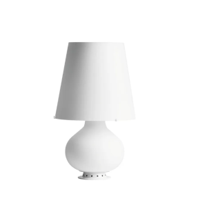 Lampada da tavolo  fontana media 1x max 100w e27 + 2x max 30w e14 bianco -  f185305100bine