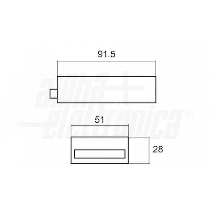 Alimentatore da quadro Alpha Elettronica 24V potenza 26,4W - PU025-24/5 02