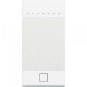 Livinglight copritasto simbolo stop bianco n4915aen