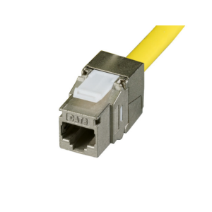 Connettore rj45 keystone  diametro max cavo 8.5mm argento - e-20092