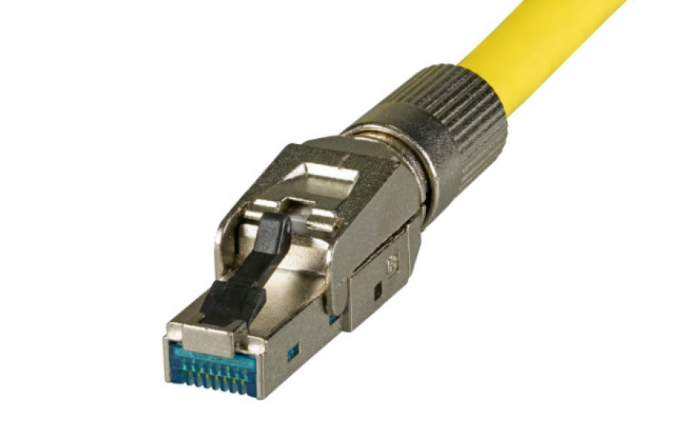 Plug RJ45 Micro Tek diametro max cavo 9mm argento - 88035.2 01