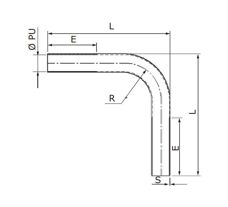 Curva di 90 gradi DKC Europe diametro 20mm - 6013-20L 02