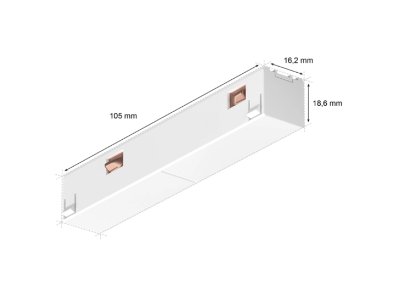 Connettore dritto Philips Hue Perifo bianco - 40738100 03