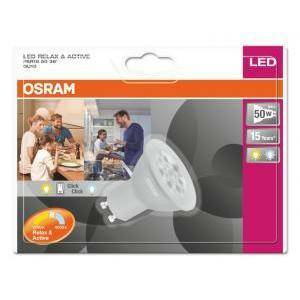 Osram lampadina spot led 5w gu10 2700k (luce calda) e 4000k (luce naturale) lssarp1650gubl