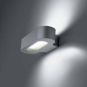 Applique talo led 20w luce calda colore argento 0615w20a