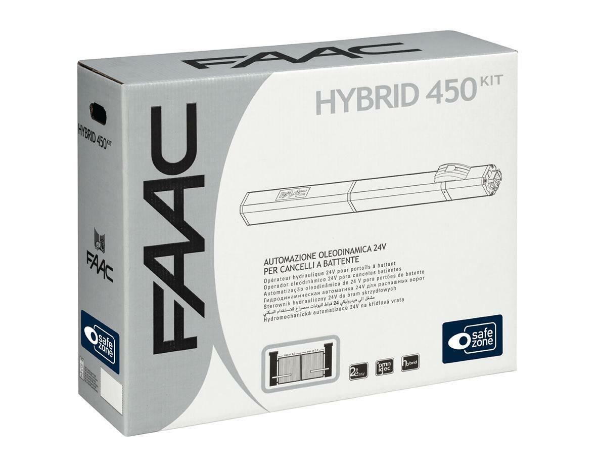 faac faac hybrid kit safe automazione oleodinamica 24v per cancelli a battente 105683 - foto 1