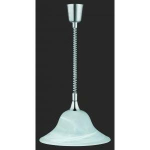 Italia lampada a sospensione viola 60w attacco e27 colore bianco spazzolato 301700107